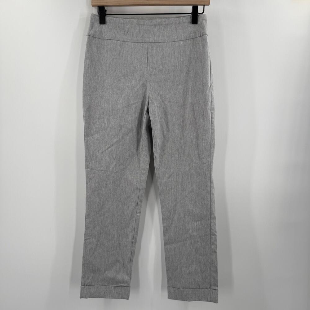 Tribal Pull On Pants Size 6 Gray NEW Stretch NWOT Cuff Capri Classic Office Work - Picture 10 of 10